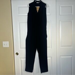 Black Dressy Collard Jumpsuit (Aware by VeroModa)